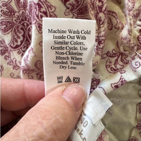 Coldwater Creek Flannel Pajama PJ Pants Sz 3X EUC Elastic Waist Pull On Casual - Picture 13 of 14